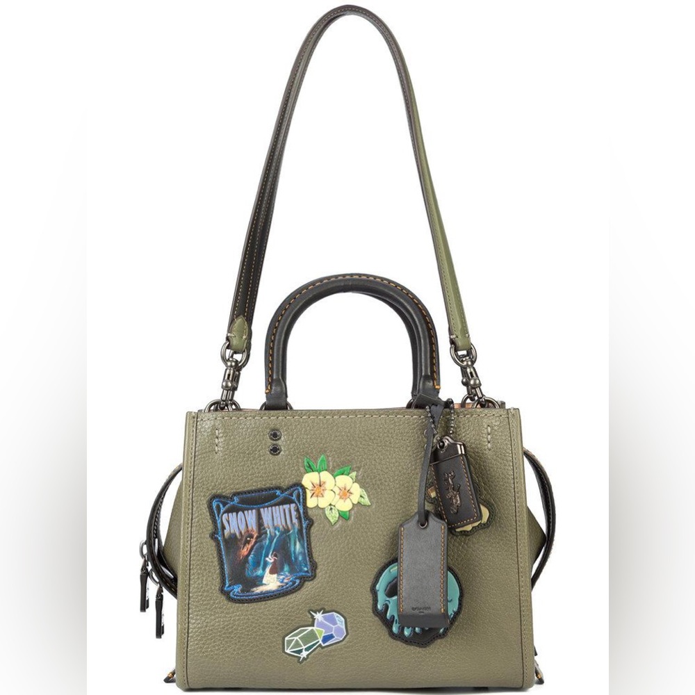 Disney X Coach 1941 Rogue 25 Dark Fairytale Snow White Army Green Limited